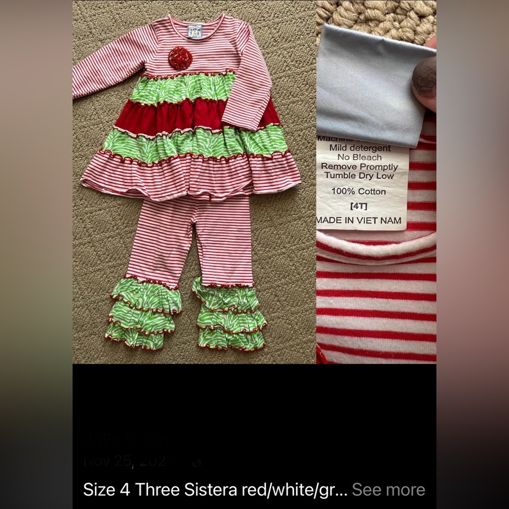 CHRISTMAS! All items purchased new;only worn by my daughters.S/F & P/F home.